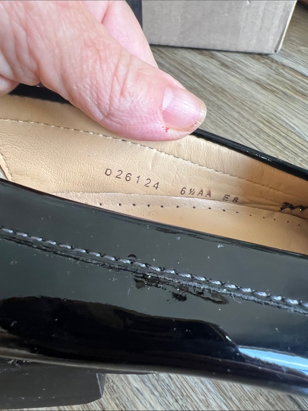 Cole Haan Women’s Black Patent Leather Loafers - Picture 6 of 6